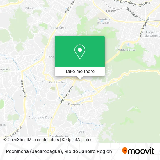 Pechincha (Jacarepaguá) map