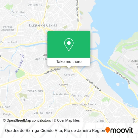 Quadra do Barriga Cidade Alta map