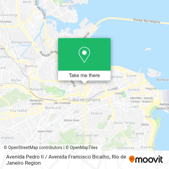 Avenida Pedro II / Avenida Francisco Bicalho map