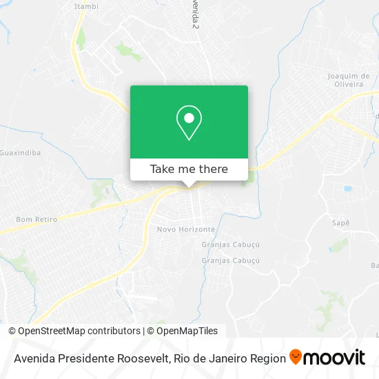Avenida Presidente Roosevelt map