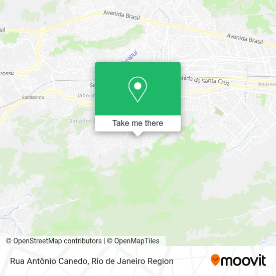 Rua Antônio Canedo map