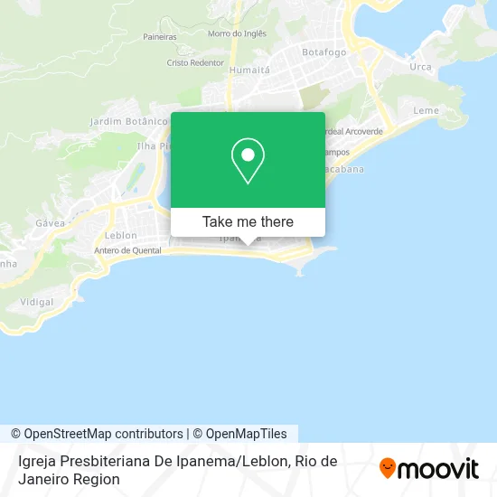 Igreja Presbiteriana De Ipanema / Leblon map