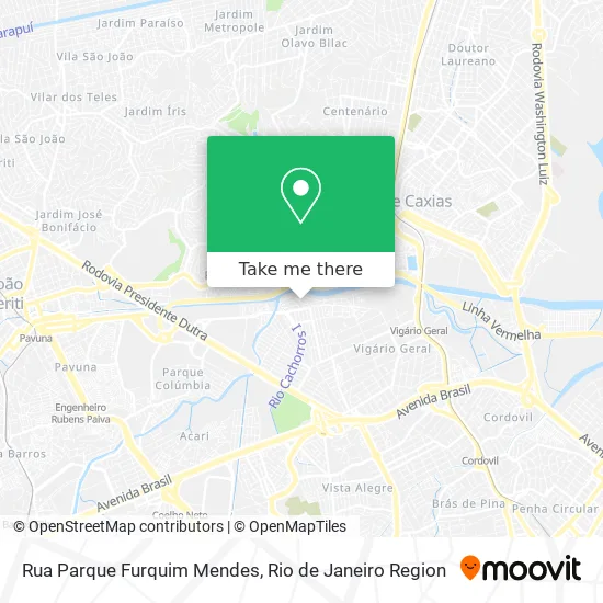 Rua Parque Furquim Mendes map