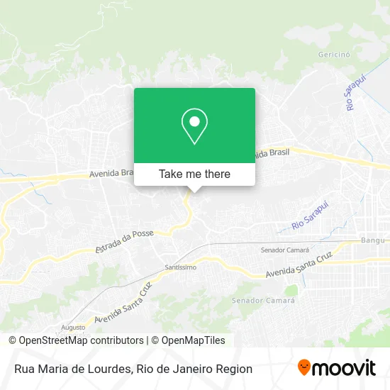 Rua Maria de Lourdes map