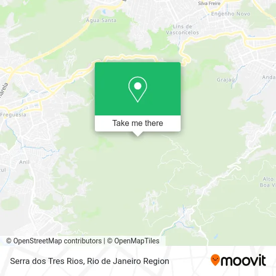 Serra dos Tres Rios map