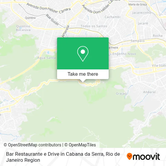 Bar Restaurante e Drive in Cabana da Serra map