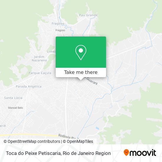Toca do Peixe Petiscaria map