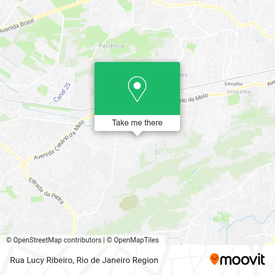 Rua Lucy Ribeiro map