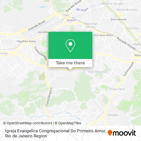 Igreja Evangelica Congregacional Do Primeiro Amor map