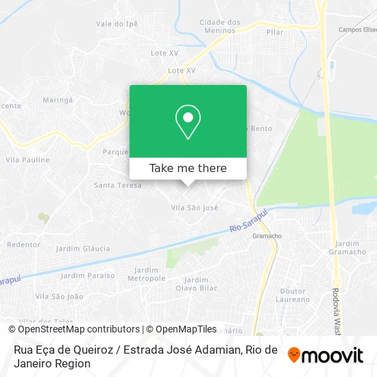 Rua Eça de Queiroz / Estrada José Adamian map