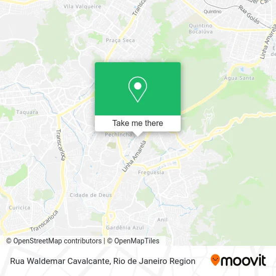 Rua Waldemar Cavalcante map