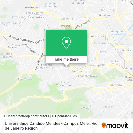 Universidade Candido Mendes - Campus Meier map