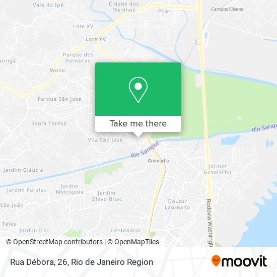 Rua Débora, 26 map