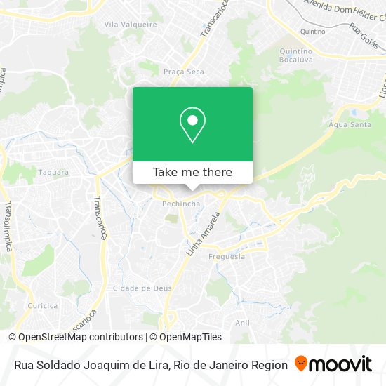 Mapa Rua Soldado Joaquim de Lira