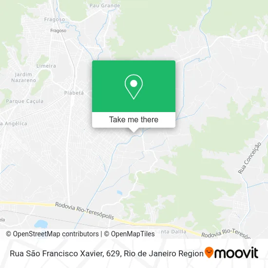 Rua São Francisco Xavier, 629 map