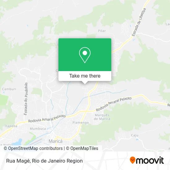 Rua Magé map