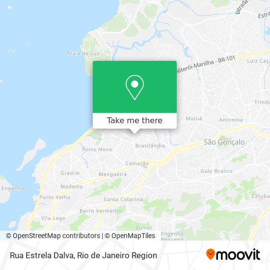 Mapa Rua Estrela Dalva