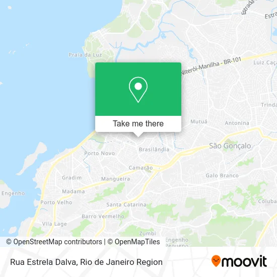 Rua Estrela Dalva map