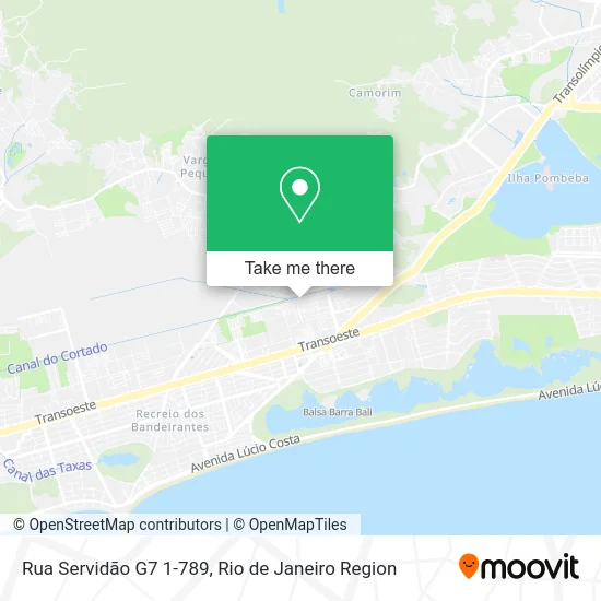 Rua Servidão G7 1-789 map