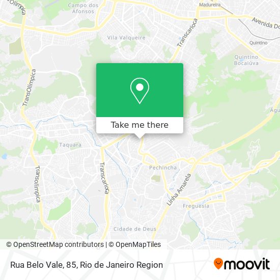 Rua Belo Vale, 85 map