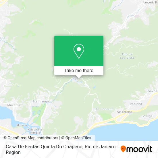 Casa De Festas Quinta Do Chapecó map