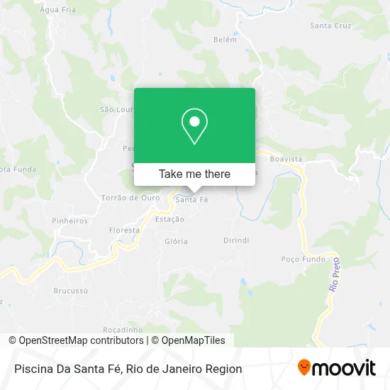Piscina Da Santa Fé map