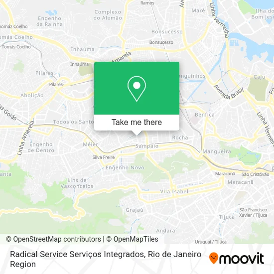 Radical Service Serviços Integrados map