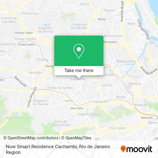 Now Smart Residence Cachambi map