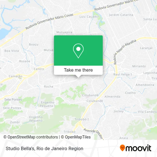 Studio Bella's map