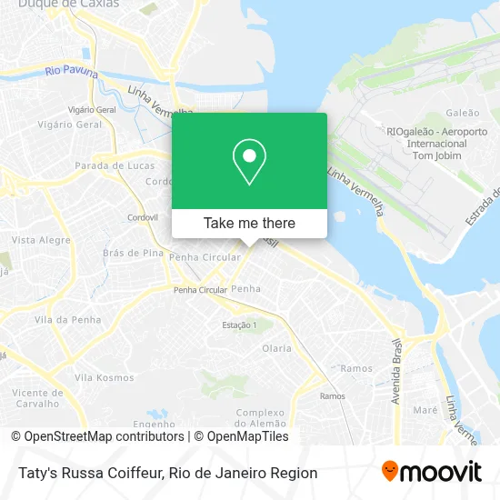 Taty's Russa Coiffeur map
