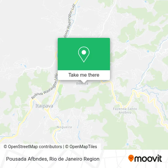 Pousada Afbndes map