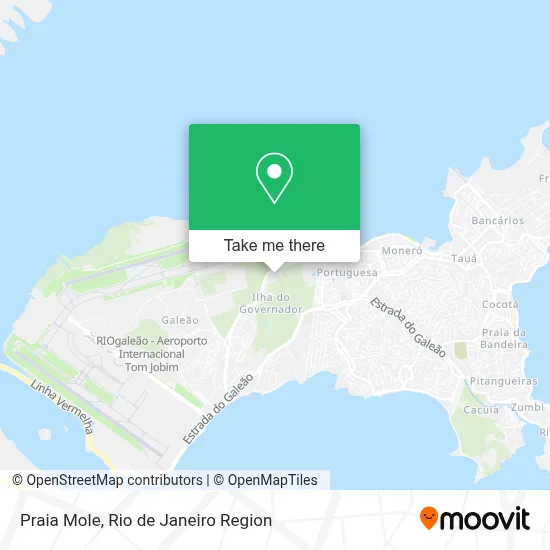 Praia Mole map