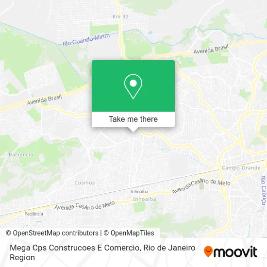 Mega Cps Construcoes E Comercio map