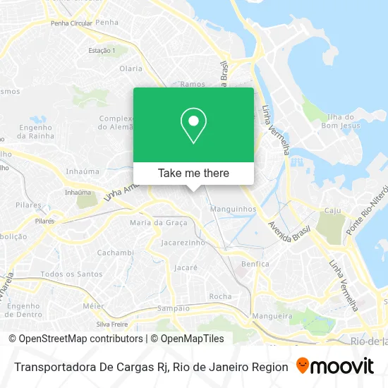 Transportadora De Cargas Rj map