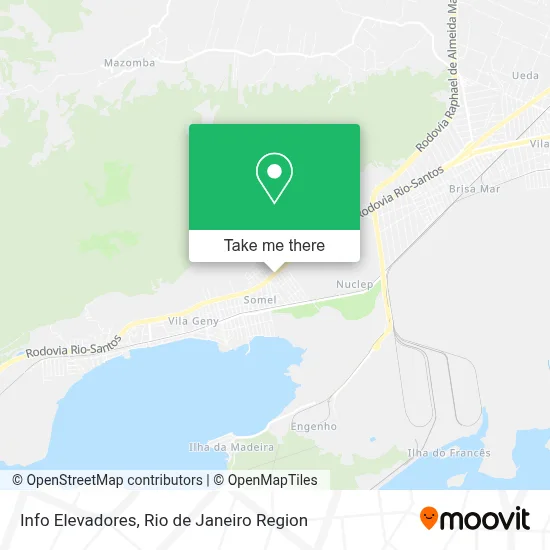 Info Elevadores map