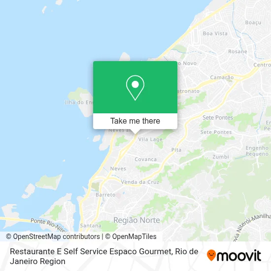 Restaurante E Self Service Espaco Gourmet map