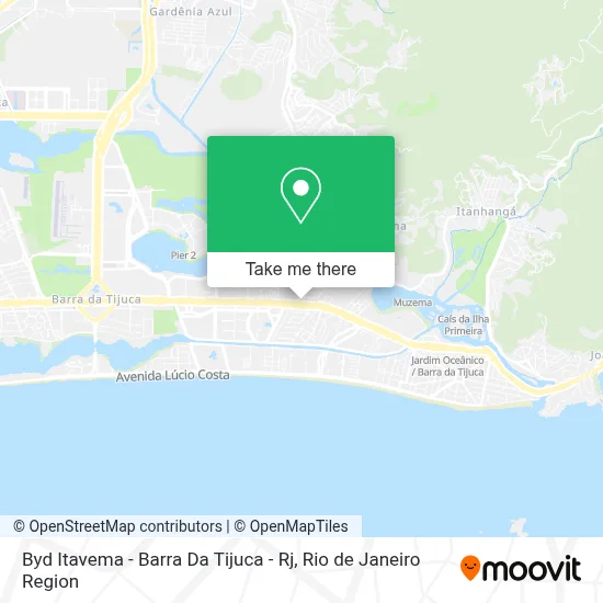 Byd Itavema - Barra Da Tijuca - Rj map