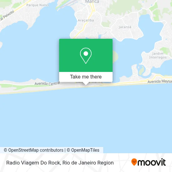 Radio Viagem Do Rock map