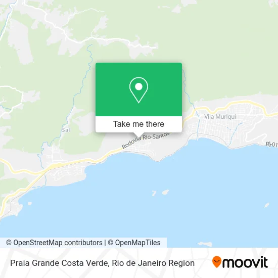 Praia Grande Costa Verde map
