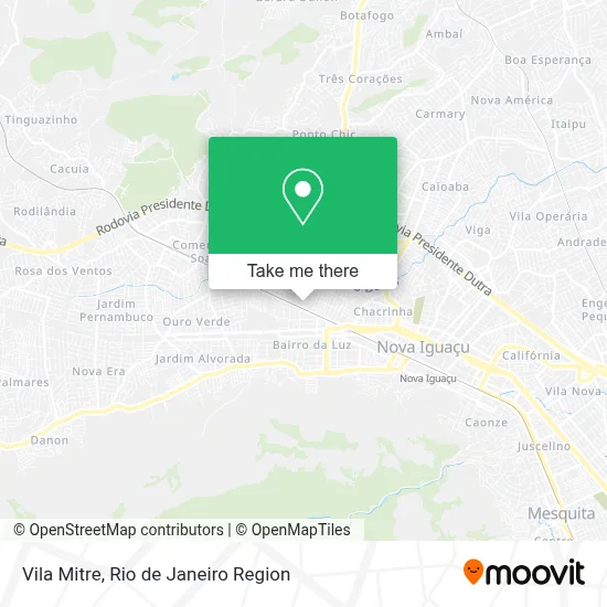 Vila Mitre map