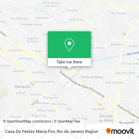 Casa De Festas Maria Flor map