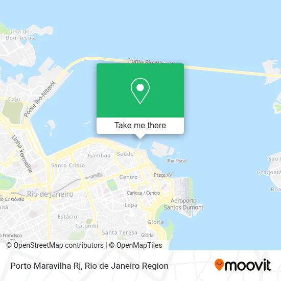 Porto Maravilha Rj map