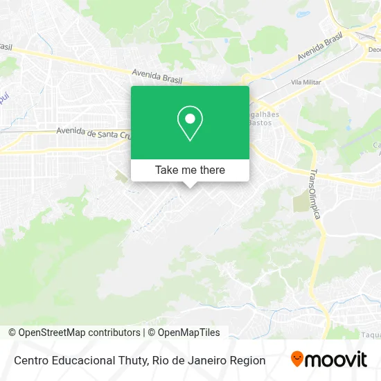 Centro Educacional Thuty map