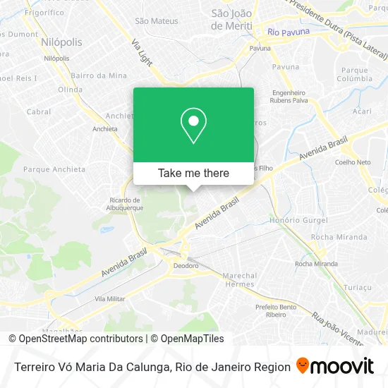 Terreiro Vó Maria Da Calunga map