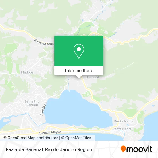 Fazenda Bananal map