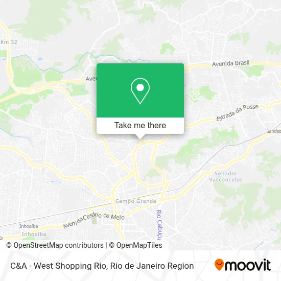 C&A - West Shopping Rio map
