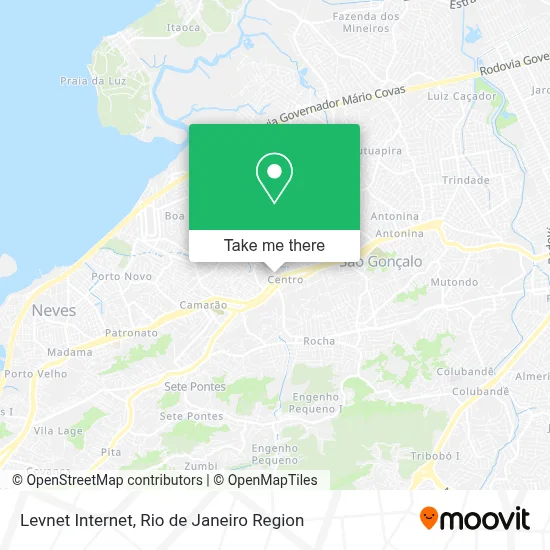 Levnet Internet map