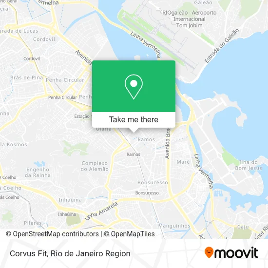 Corvus Fit map