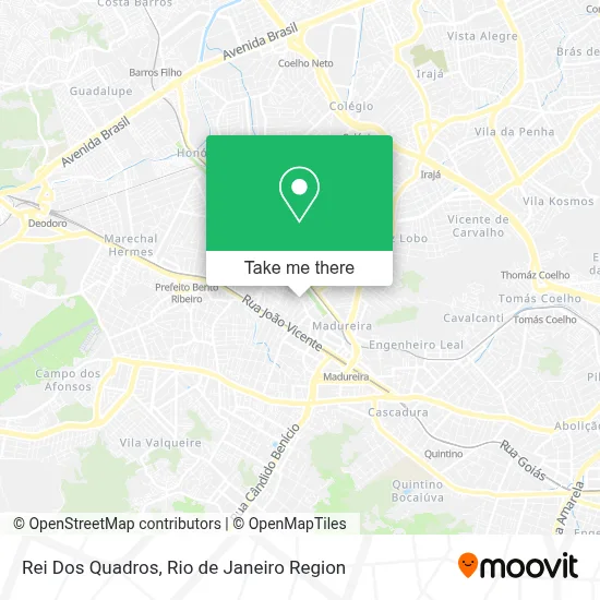 Rei Dos Quadros map