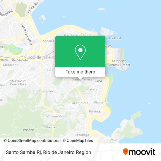Santo Samba Rj map